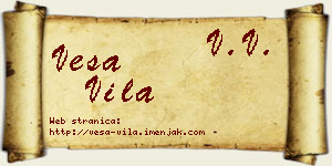 Vesa Vila vizit kartica